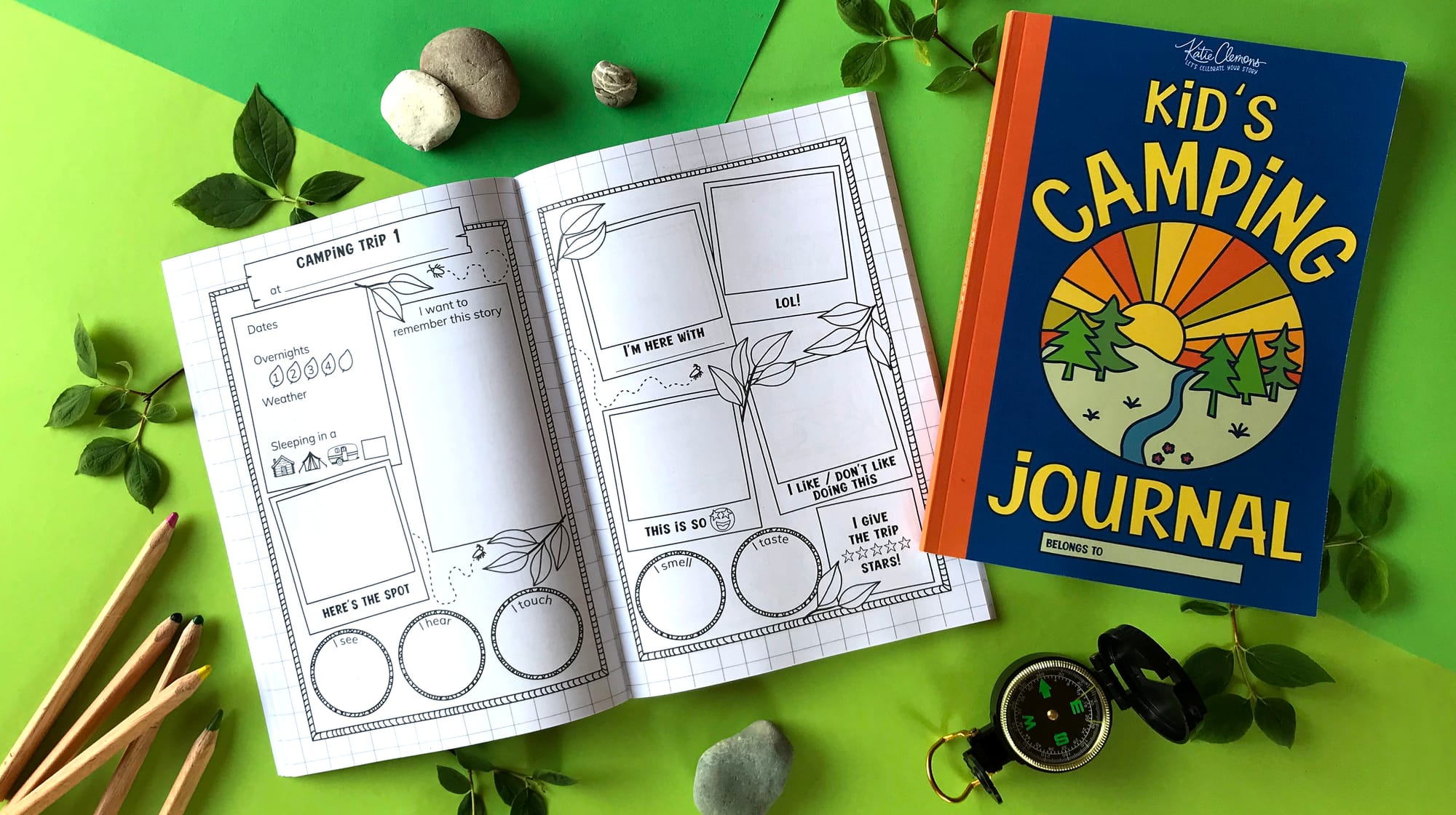 Kid's Camping Journal by Katie Clemons