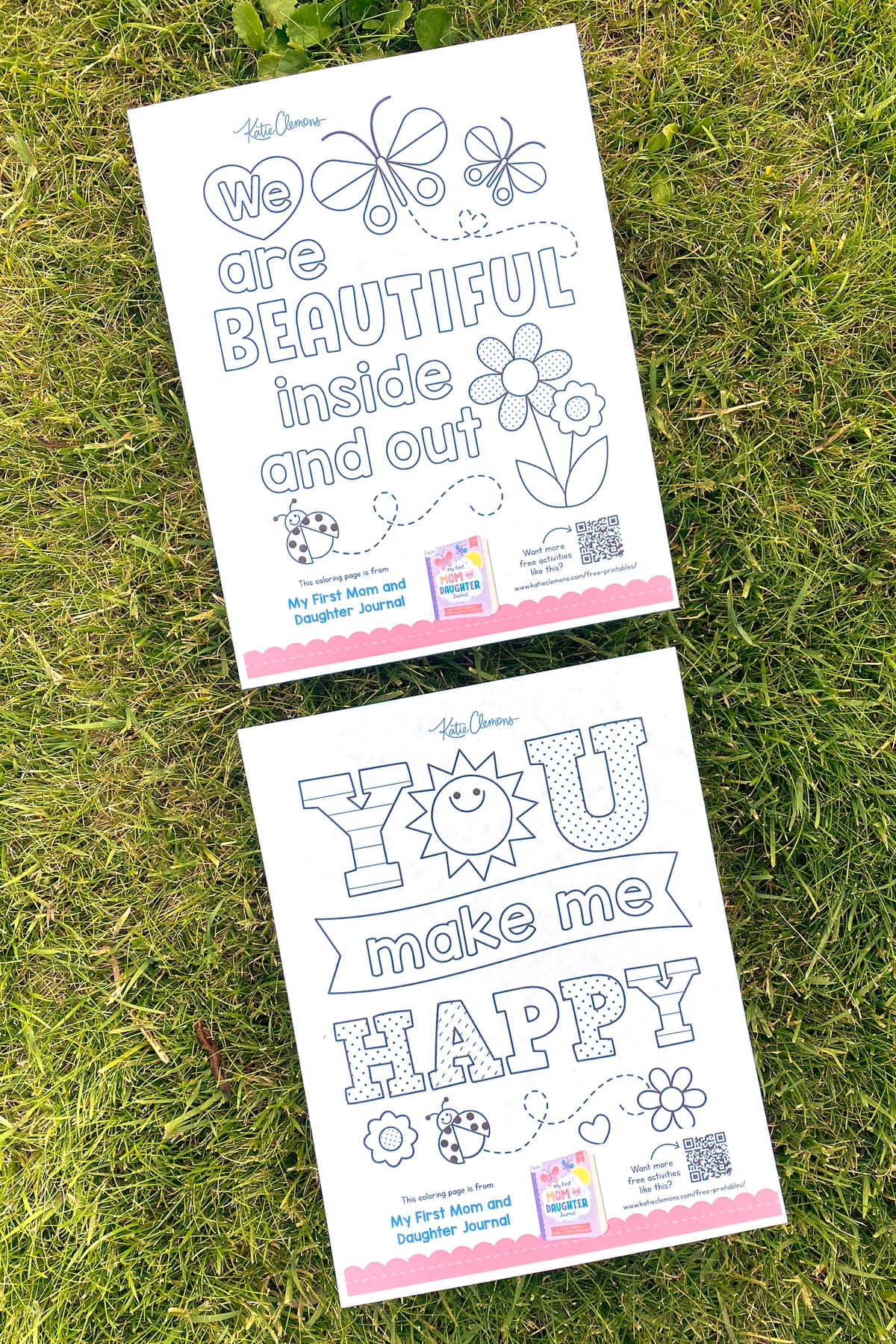 Free Mom and Daughter Coloring Pages (Printable PDF)